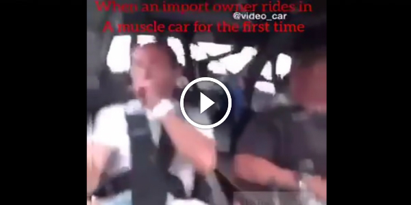 PRICELESS REACTION! IMPORT OWNER FIRST RIDE In A MUSCLE CAR 2