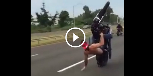 INSANE GEARHEAD Does A WHEELIE With A DYNA FXDX 21