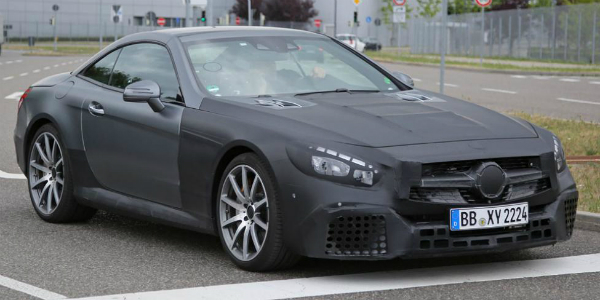 SPY SHOTS! See The 2017 Face-lifted Mercedes-Benz SL63 AMG 354