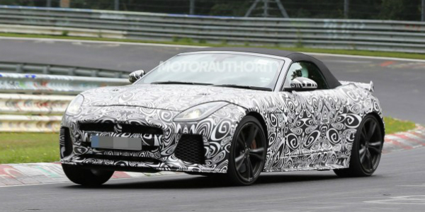 SPY SHOTS! See The 2017 JAGUAR F Type SVR Convertible FIRST 112