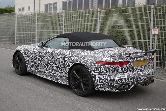 SPY SHOTS! See The 2017 JAGUAR F-Type SVR Convertible FIRST 9