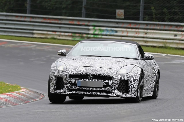 SPY SHOTS! See The 2017 JAGUAR F-Type SVR Convertible FIRST