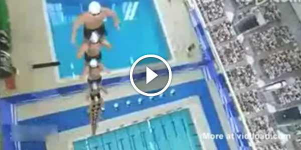japanese swimmer team Swimming Race In An UNUSUAL WAY CREATIVE JAPANESE 55