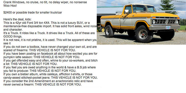 THE MOST ORIGINAL Ford f250 AD