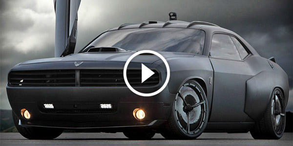 Air Force DODGE CHALLENGER VAPOR Stealth Muscle Car