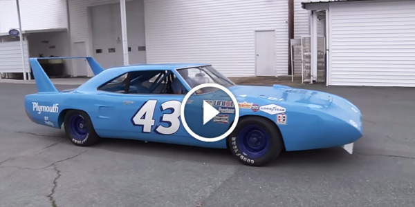 Richard Petty Plymouth Superbird On The Road