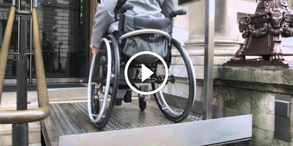 Aesthetic Wheelchair Lift Retractable Elevator Intended For Disabled Persons 1
