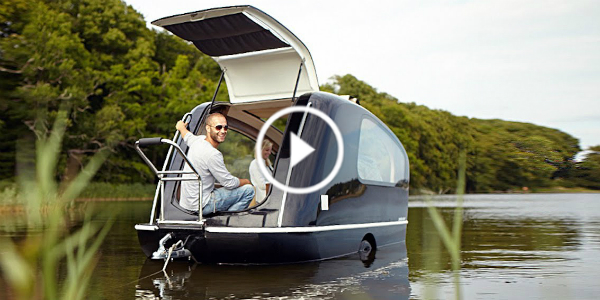 Amphibious SEALANDER Caravan - A MUST HAVE For Each Freedom Seeker! It FLOATS Like A BOAT 21