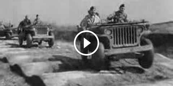 WW2 Willys Army JEEPS Testing The Suspension Soldiers Training TOUGH TERRAIN 412