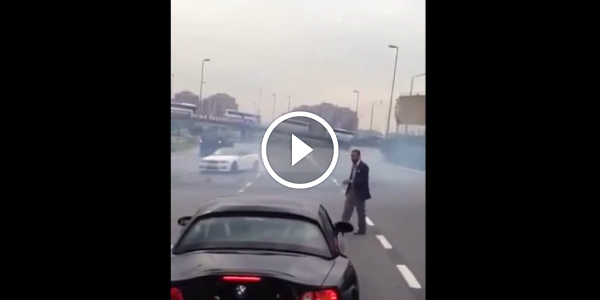BMW DONUTS In The Middle Of The FREEWAY That BMW 16
