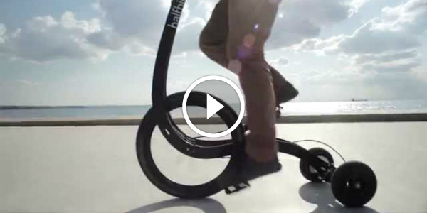 HALFBIKE II! Pedal-Powered Vehicle That Fuses Working Out 23