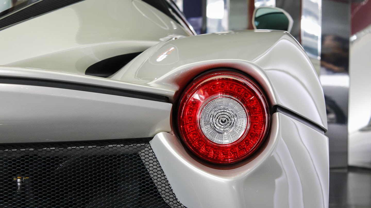 Metallic White Ferrari LaFerrari Is Available For Purchasing 4