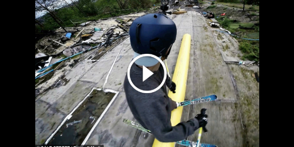 Skiing At Sheffield ski ABANDONED SKI PARK 155