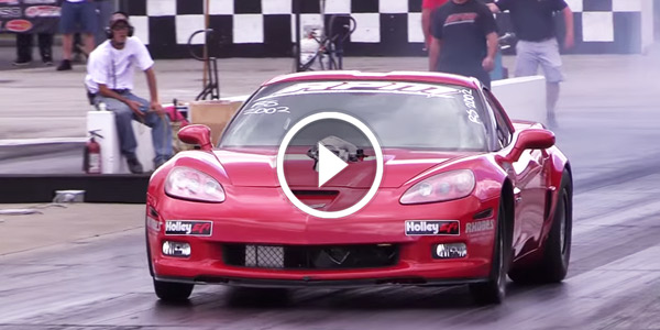 7 Second Procharged LSX Corvette Obliterates the Strip