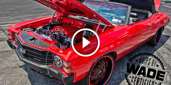 LS6 Powered CHEVY CHEVELLE CONVERTIBLE on 22 Carbon Fiber Wheels