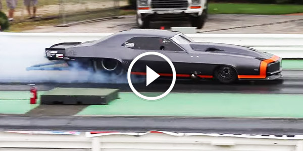 TWIN TURBO 1969 CAMARO 6.76 212.73 HOT ROD DRAG WEEK CORDOVA