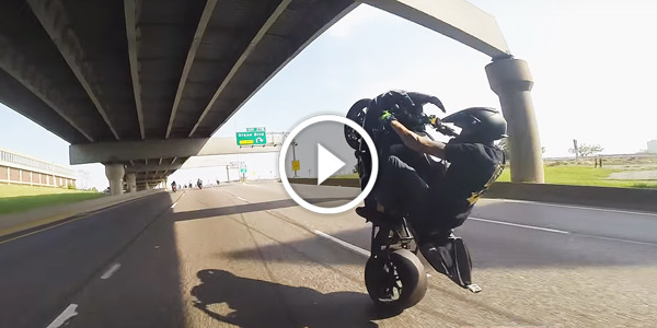 Motorcycle DRIFT BIKE STUNT VIDEO Suzuki GSXR