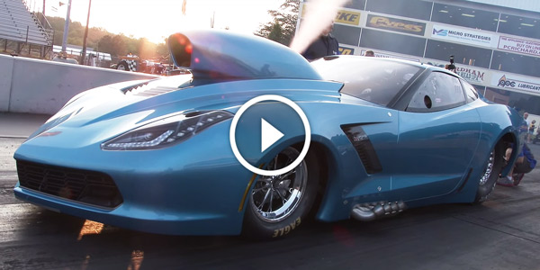 Ride with Marinis Pappas CHEVY CORVETTE C7 Z06 on a 6.05 Pass