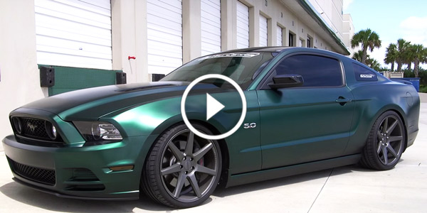 Tahitian Green DYC Mustang