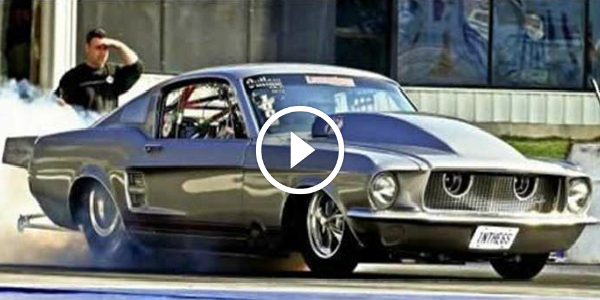 A DRAG RACE With Frank Pompilio 1967 MUSTANG 4.05 Seconds 196 MPH 34