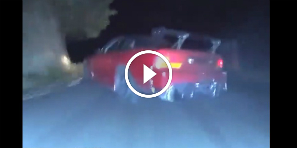 DOWNHILL DRIFTING At Night With A NISSAN 240SX 22