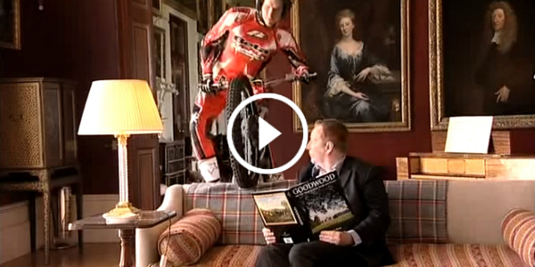 Dougie Lampkin & His TRIAL BIKE In The GOODWOOD House 12