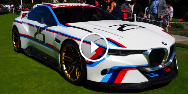 EXCLUSIVE Brand New BMW 3.0 CSL HOMMAGE R REVVING 26