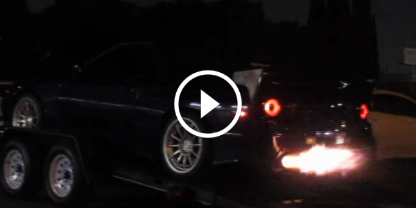 Flame Throwing NISSAN GTR R32 With HKS 2-Step Launch Control System 700 12
