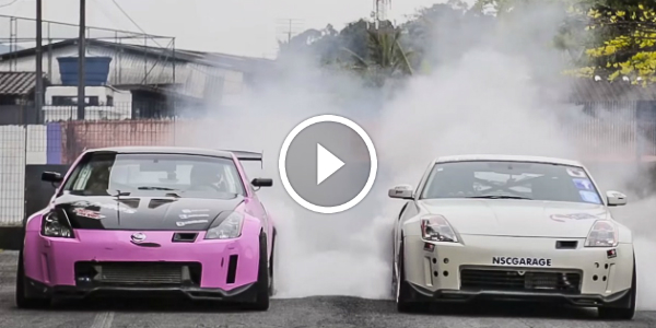 GYMKHANA BRAZIL Two Young & Talented DRIFTERS In Two Nissan 350Z Drift