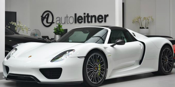 Ownerless Porsche 918 Spyder Only 60 Miles Passed cover