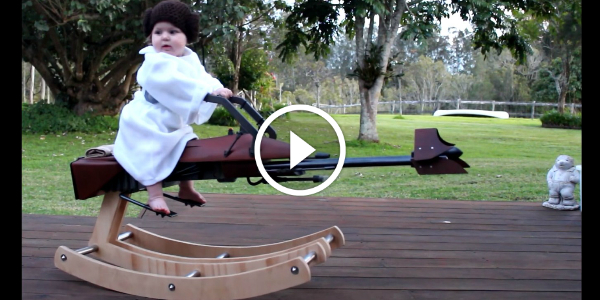 STAR WARS Fans We Found A REAL Rocking SPEEDER BIKE For Your Toddlers 25