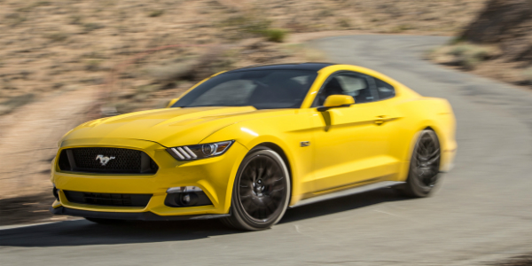 Stunning Yellow 2016 Ford Mustang GT cover