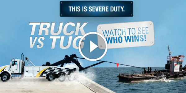 TUG OF WAR! 500 HP Tow Truck VS 900 HP Tug Boat 27