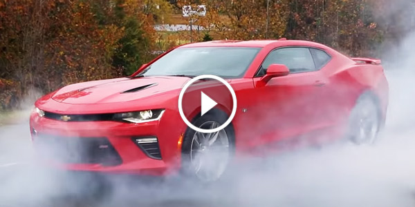 2016 Chevy Camaro Burnout & Review