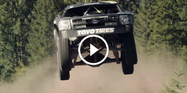 Chase Full Of CRAZY JUMPS! BJ Baldwin Bruce The Sasquatch Tacoma Chevy Trophy Truck