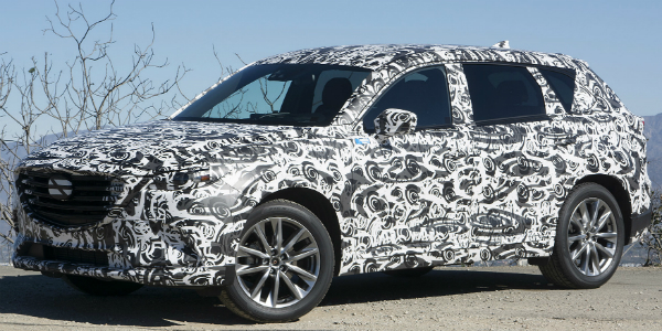 Heavily Camouflaged 2017 MAZDA CX 9 SUV
