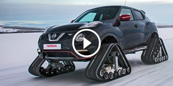 LAPLAND ICE CHALLENGE NISSAN JUKE NISMO RSNOW Vs HUSKIES 14