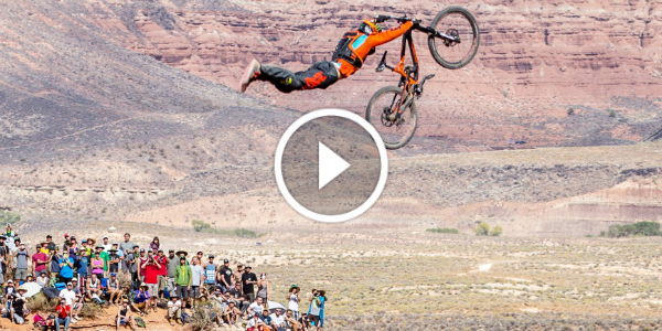 Sam Reynolds Insane Final RAMPAGE Run! This BIKER Has COJONES 14