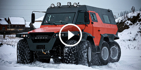 The ULTIMATE 8x8 Russian ATV SHAMAN Made By AVTOROS 15 Russian ATV