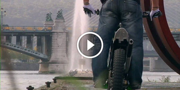 Urban trial biking with Monster Energys Fred Crosset