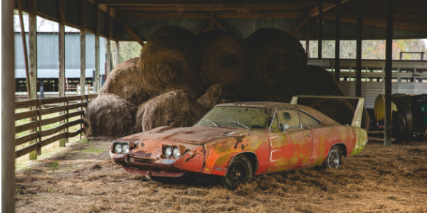 1969 dodge daytona barn find TN