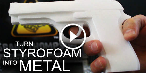 CONVERT STYROFOAM INTO SOLID ALUMINUM TUTORIAL VIDEO 12