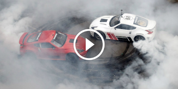Chris Forsberg DRIFTS With 1000 HP Nissan 370Z Accompanied By Ryan Tuerck 34