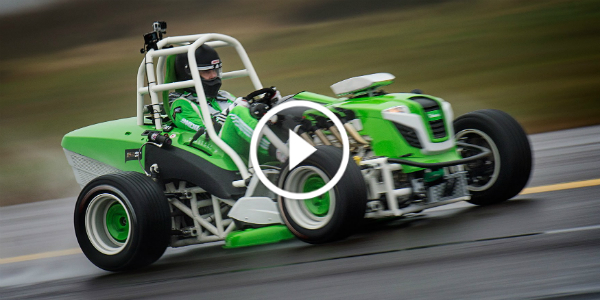 FASTEST LAWN MOWER 405 HP VIKING Tractor Travelled At 134 MPH 12