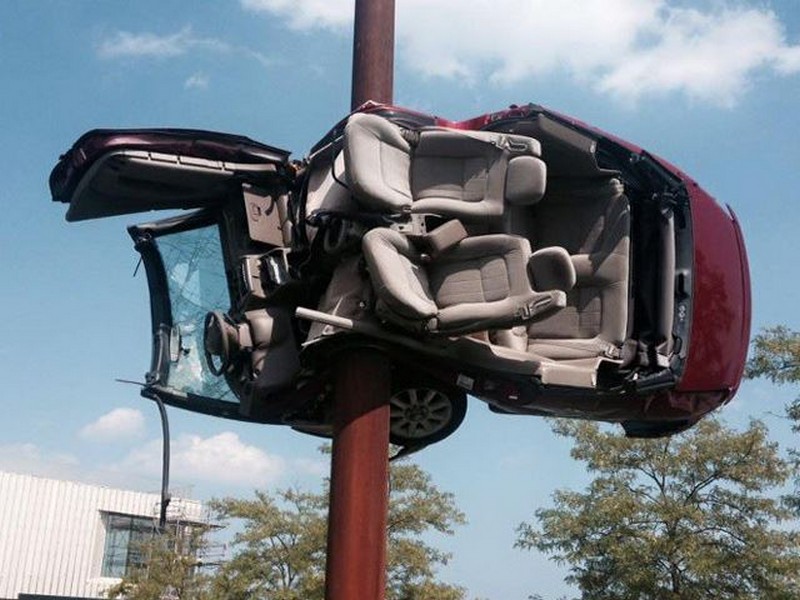 How On Earth Did These BIZARRE Car Accidents Happen 7