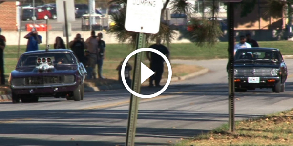 Mazda Datsun With 1.3 Rotary Engine VS Chevrolet Camaro In A Drag Race 12