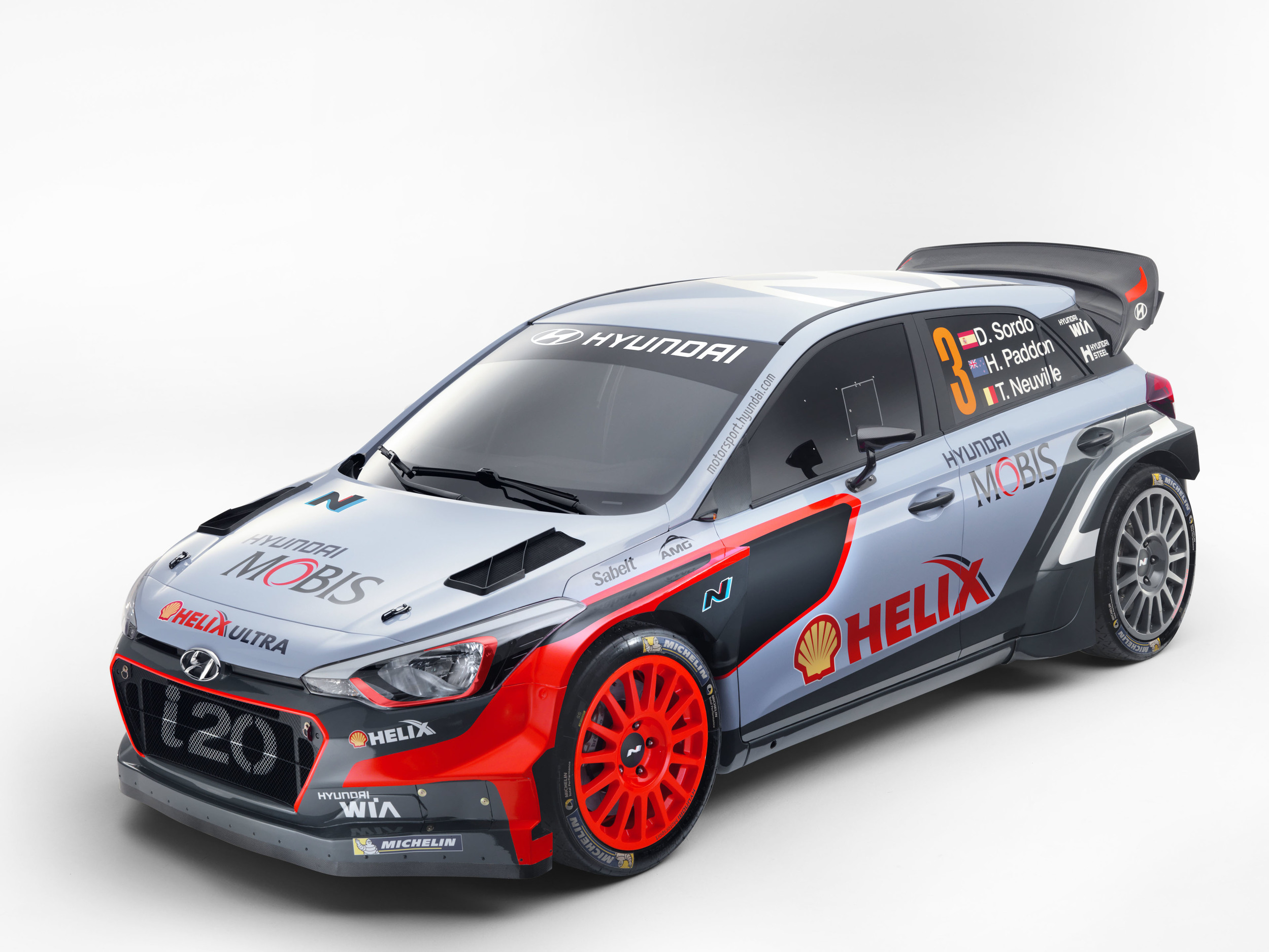 New Hyundai i20 WRC 3