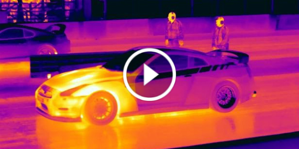 Recorded FLIR T620 Thermal Infra-Red CAMERA Race 4