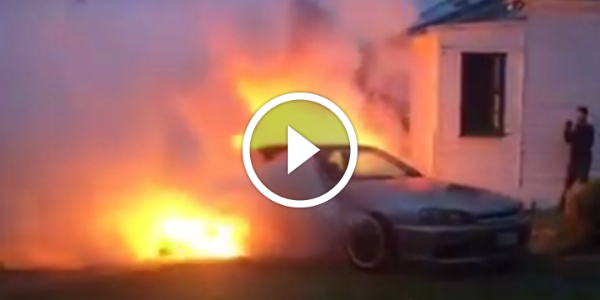 This Guy DESTROYED NISSAN GTt R34 FIRE 21