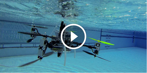 Underwater Air swimming Drone Rutger PLAY 33